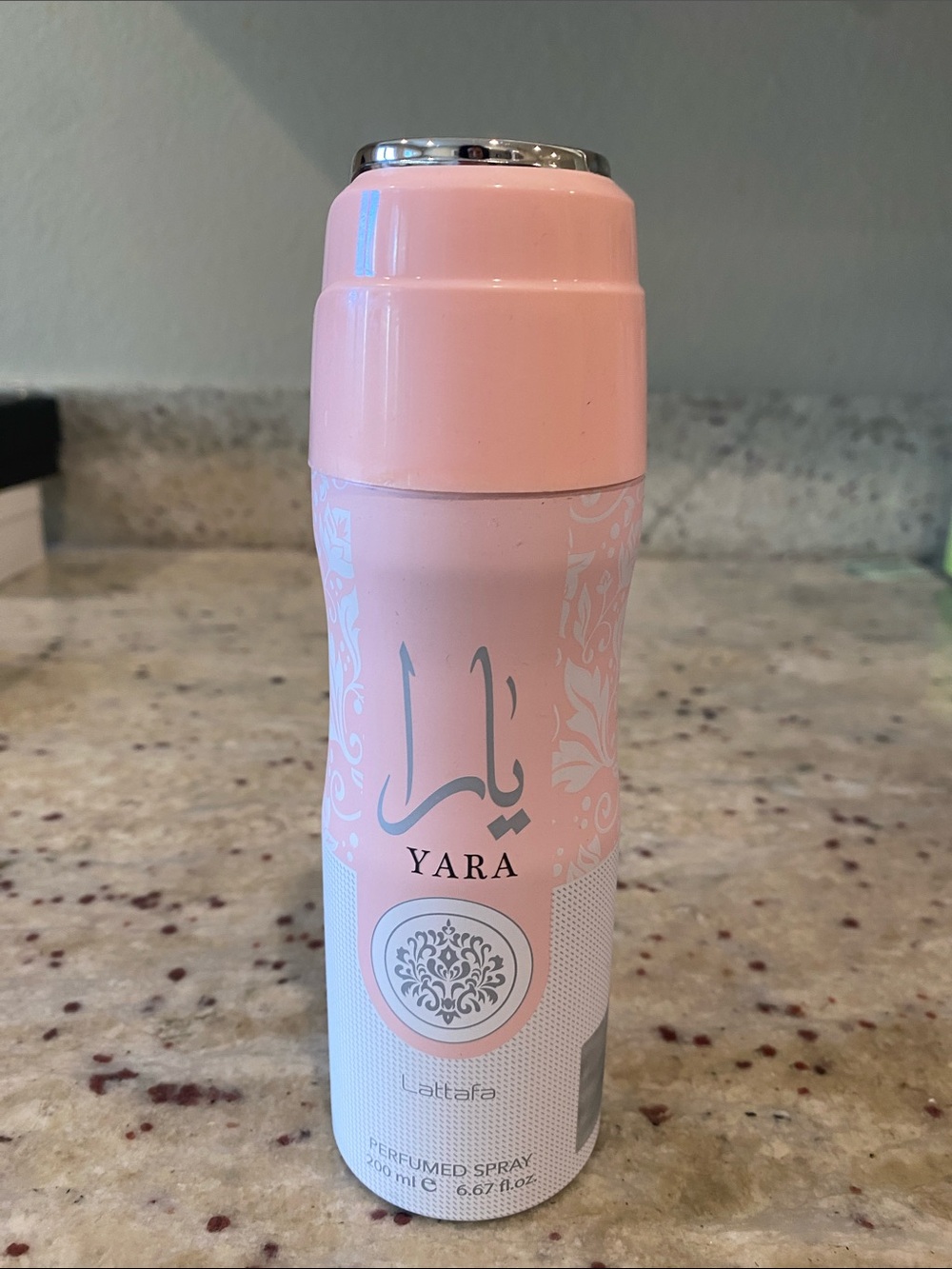 YARA Empty Pink Floral Perfumed Body Spray 6.7 Oz.